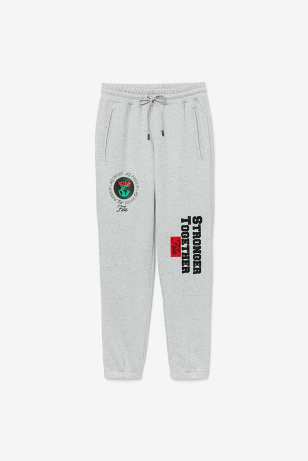 Calca Jogger Fila Mulher Cinzentas - Fila Rhys French Terry En Portugal,AWDZ-37412